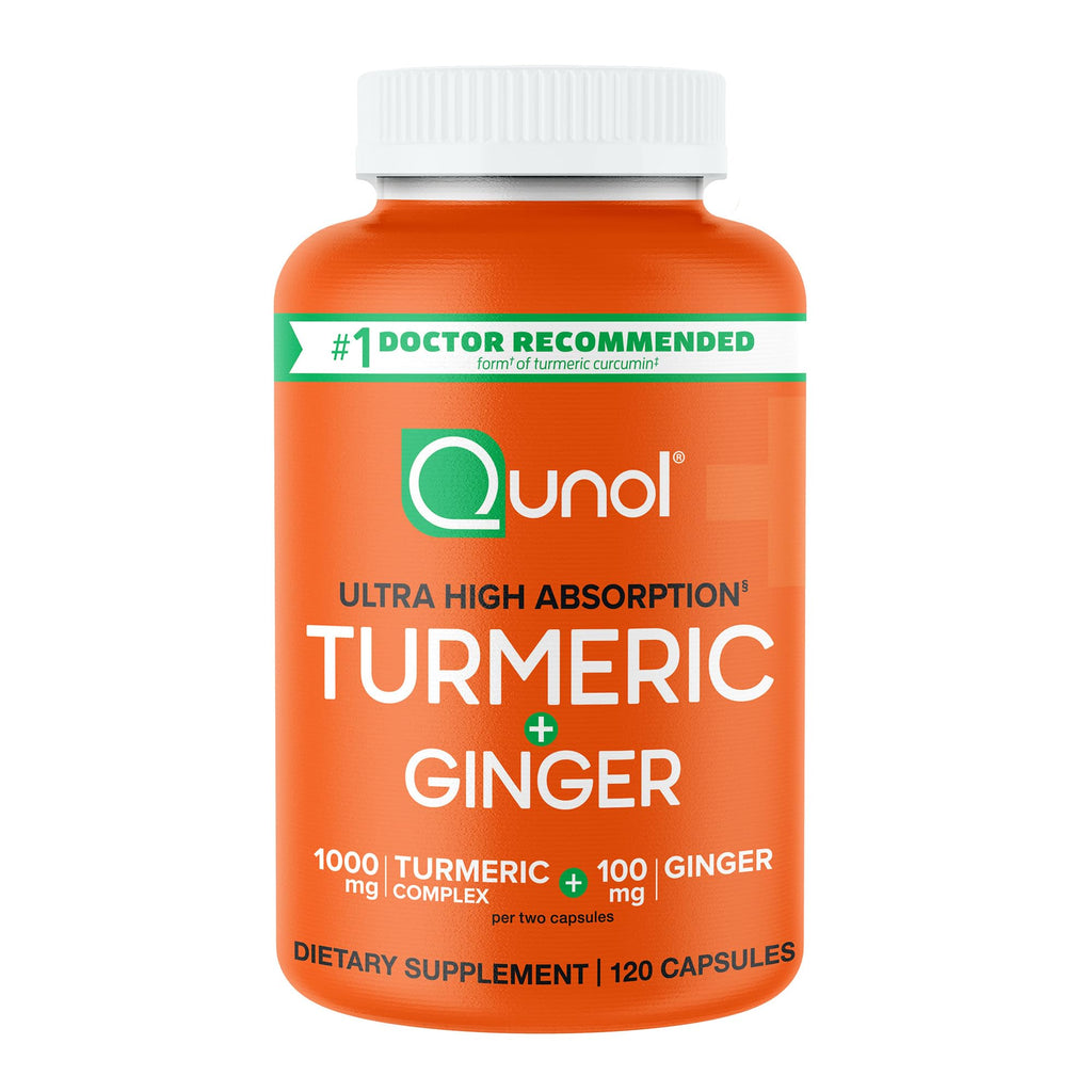 Qunol Turmeric & Ginger Capsules Ultra High Absorption

