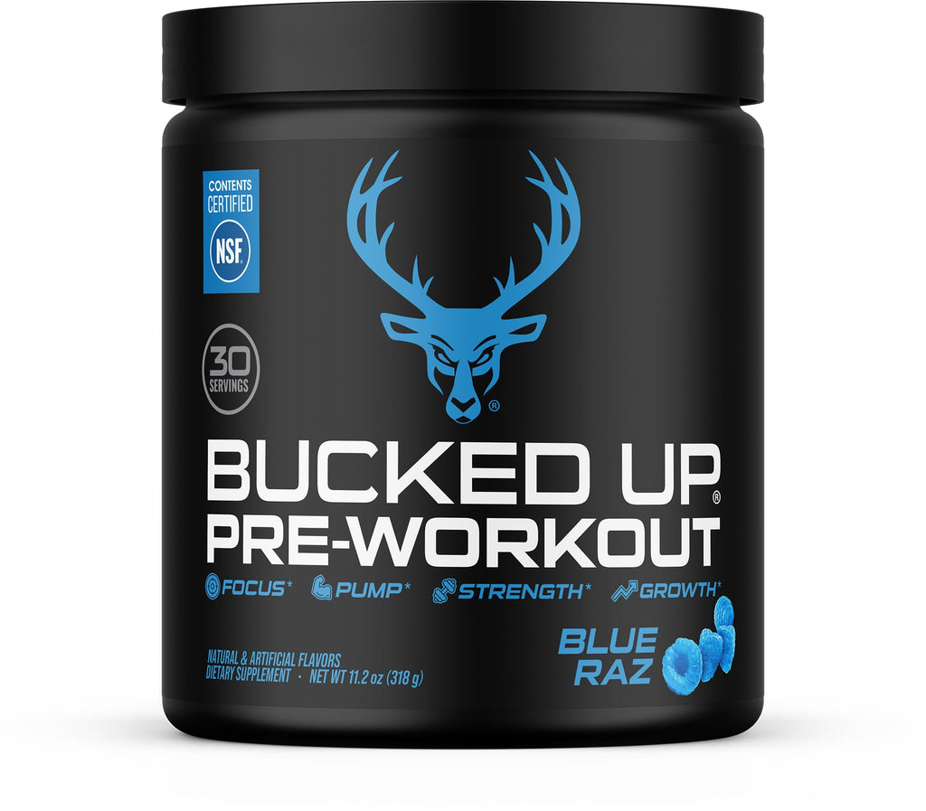 Bucked Up Pre Workout Supplement | Energy & Focus

