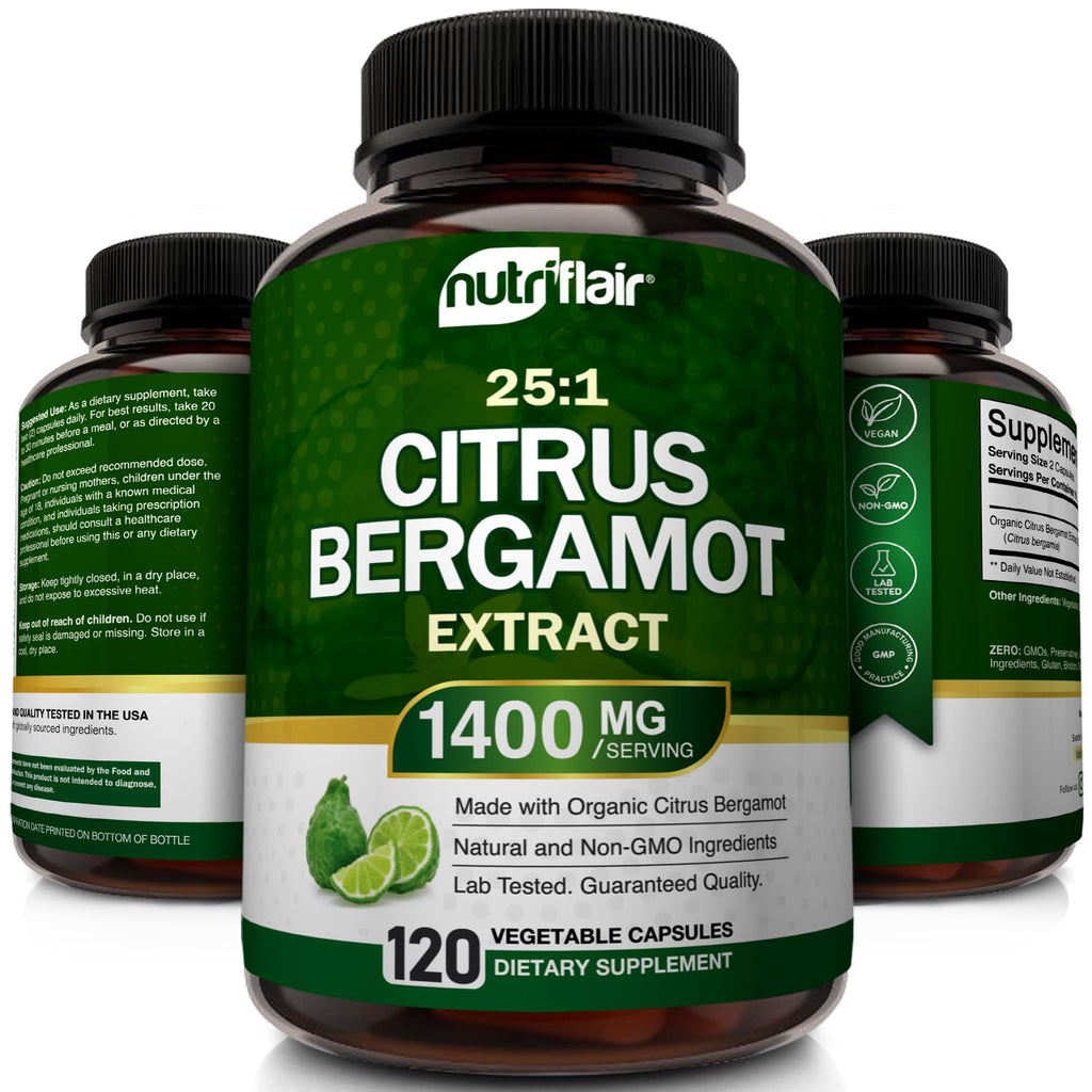 NutriFlair Citrus Bergamot Supplement – Vegan & Non-GMO

