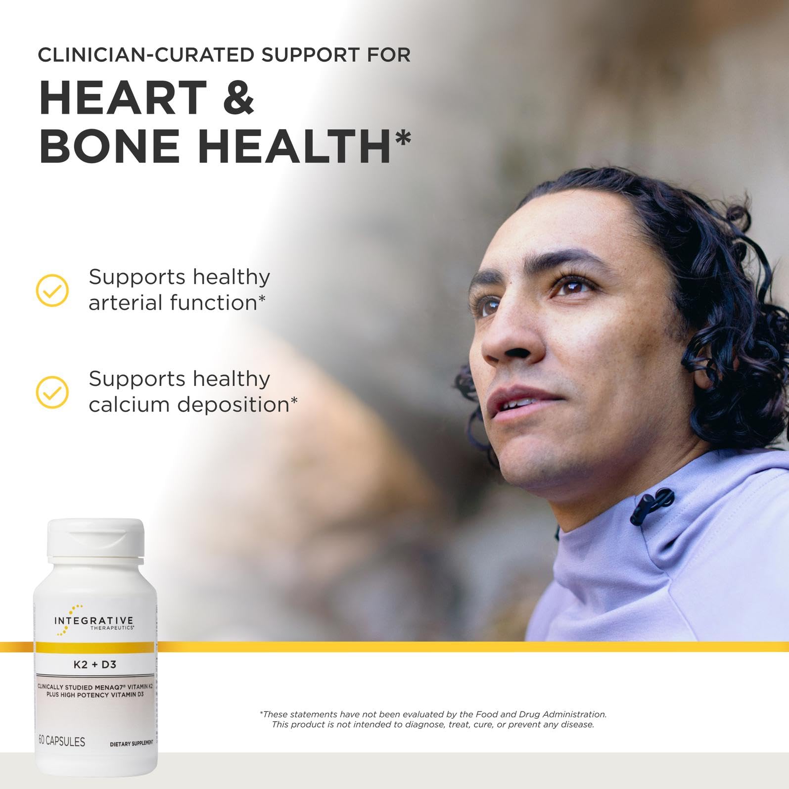 Integrative Therapeutics K2 + D3 Vitamin for Heart and Bone

