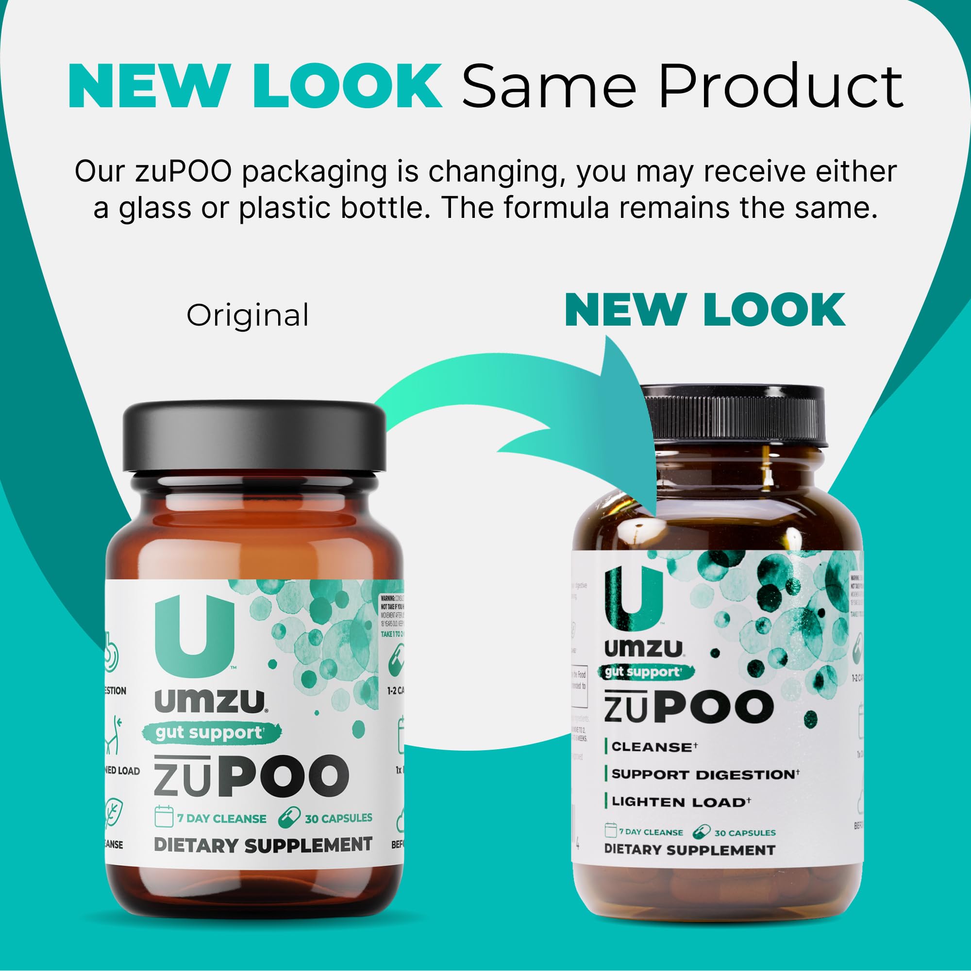 UMZU Gut Cleanse Detox Plant-Based Digestive Support

