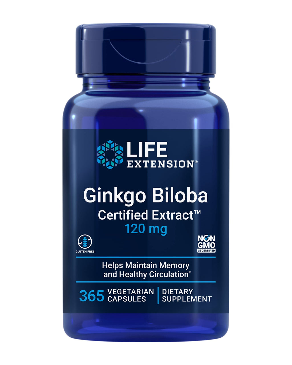 Life Extension Ginkgo Biloba Extract for Memory & Cognition