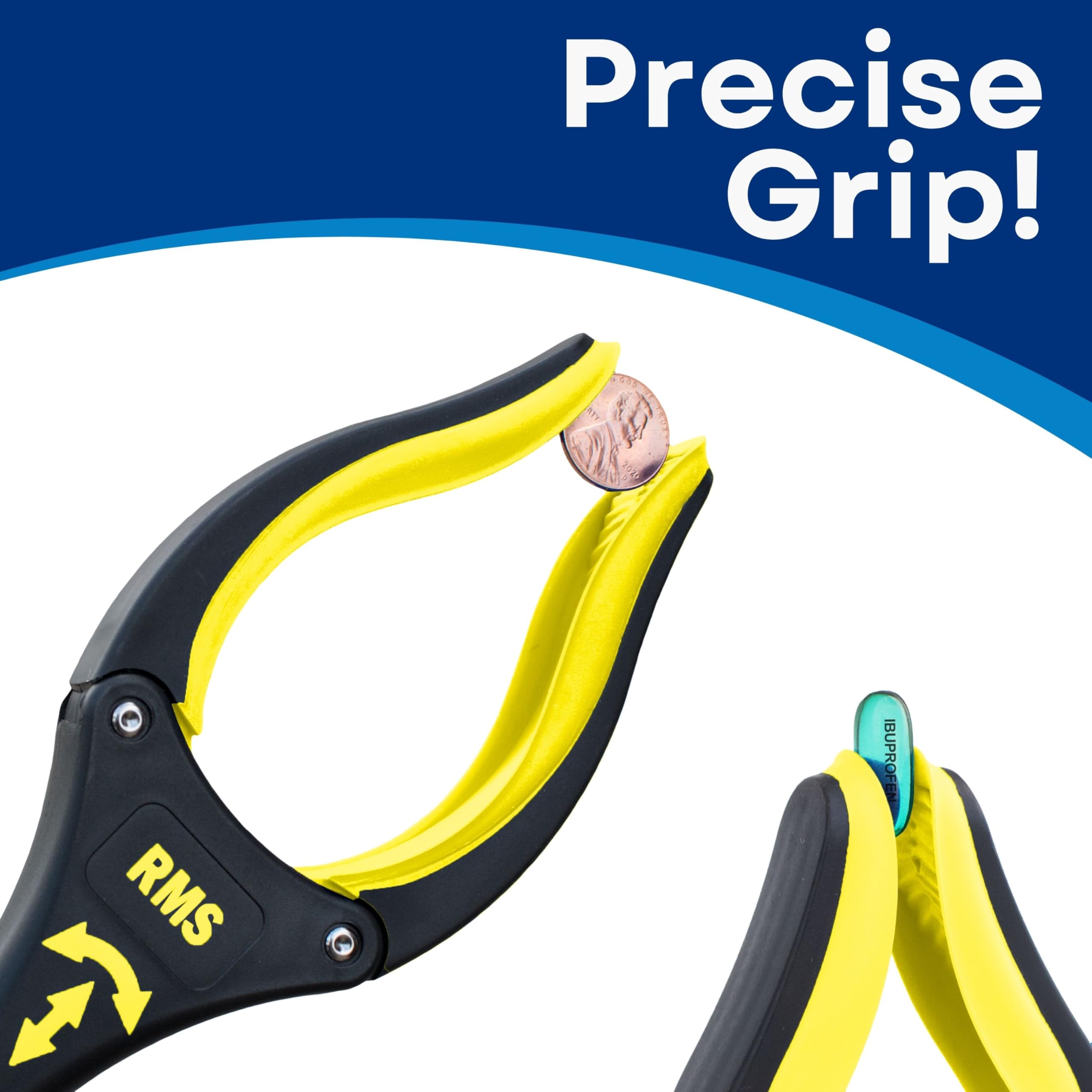 Reacher Grabber Set with Rotating Jaws for Daily Living

