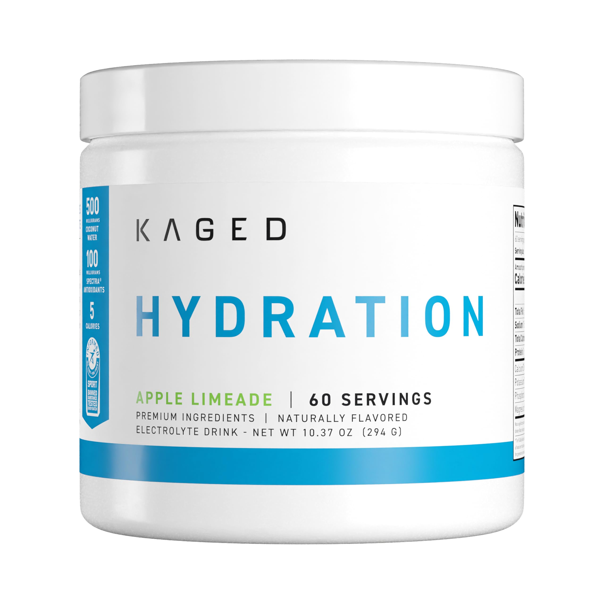 Kaged Sugar Free Hydration Electrolyte Powder