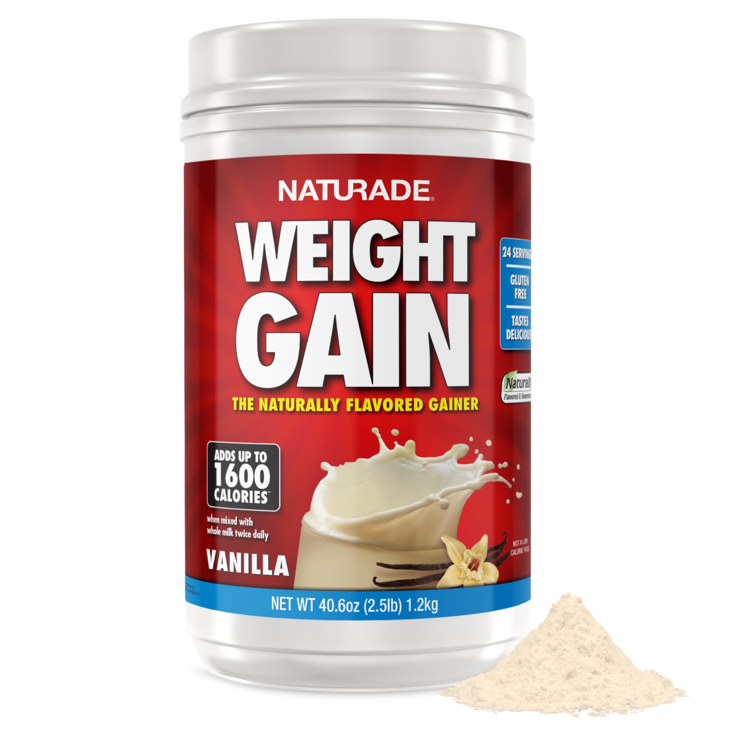 Naturade Weight Gain Nutrition Drink Mix for Healthy Weight Support