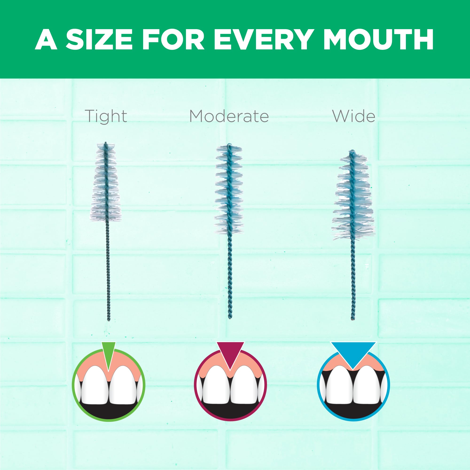 GUM Proxabrush Go-Betweens Refills for Braces

