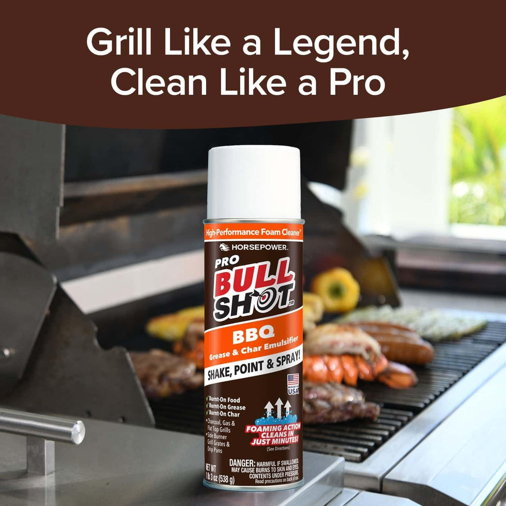 Bull Shot BBQ Pro Foaming Grill Cleaner | As Seen on TV

