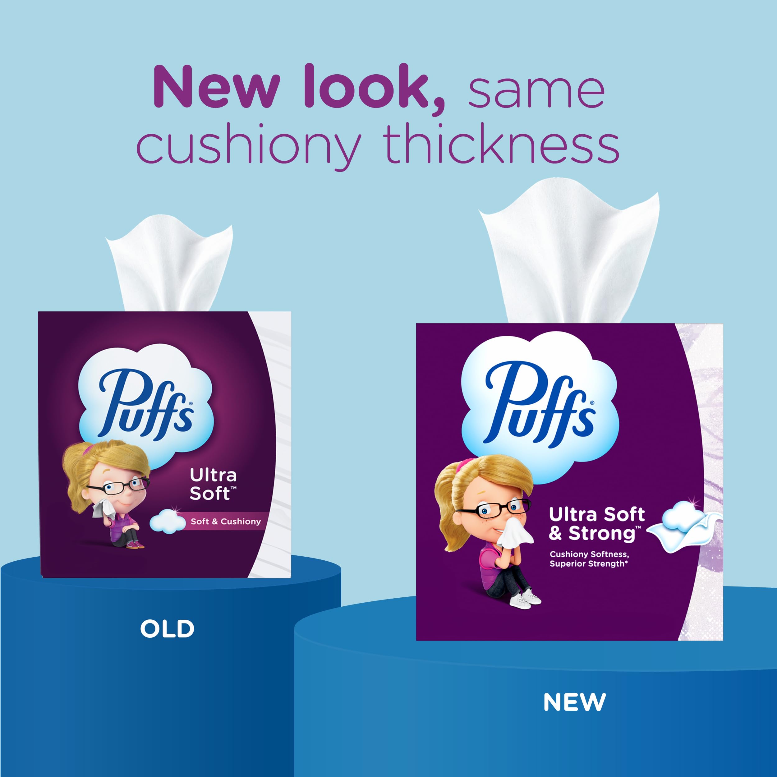 Puffs Ultra Soft Facial Tissues – Gentle Nose Comfort

