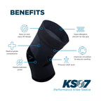 OrthoSleeve KS7 Knee Compression Sleeve for Pain Relief

