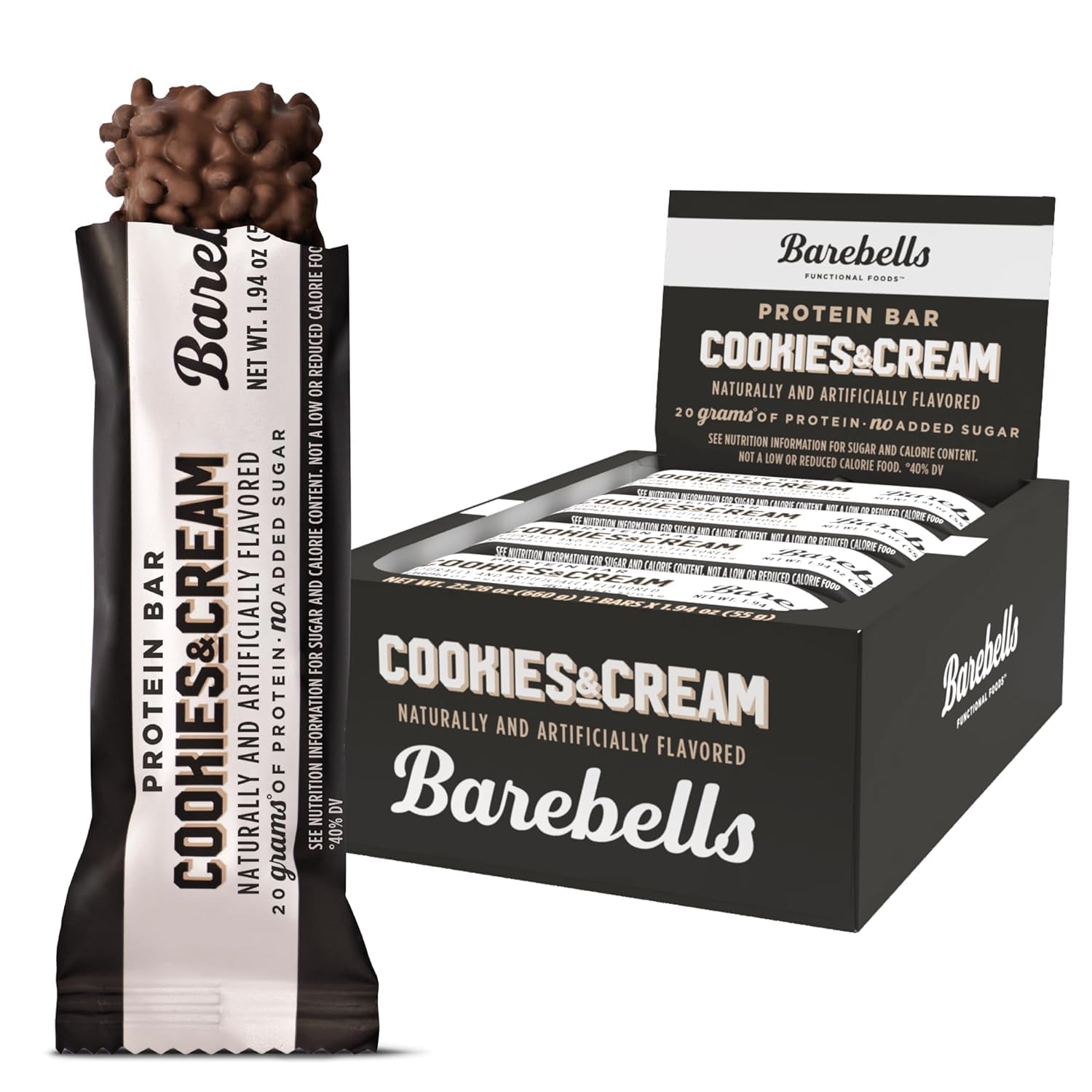 Barebells Protein Bar - 20g Protein, No Added Sugar - High Protein Snack
