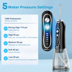 H2ofloss Water Dental Flosser - Portable Oral Irrigator | 5 Modes

