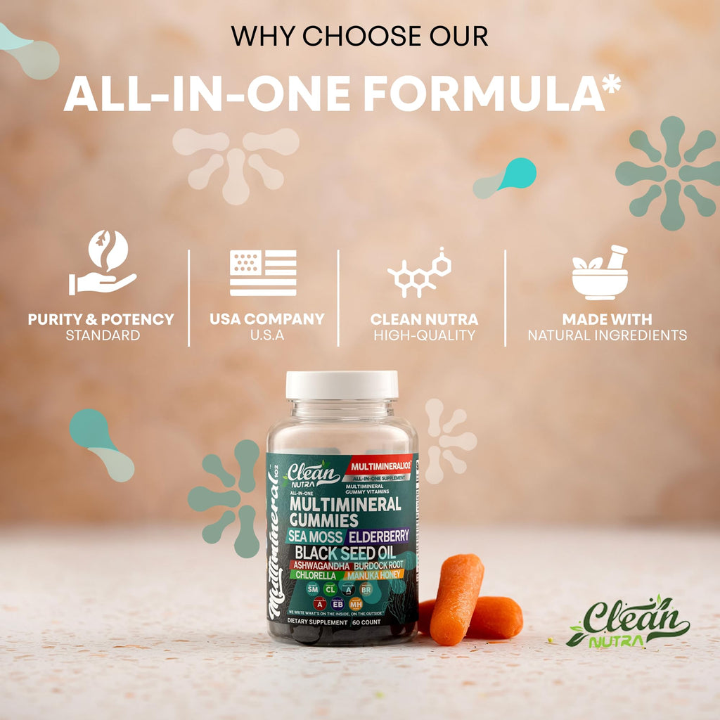 Sea Moss Gummies Multimineral Gummy Vitamins

