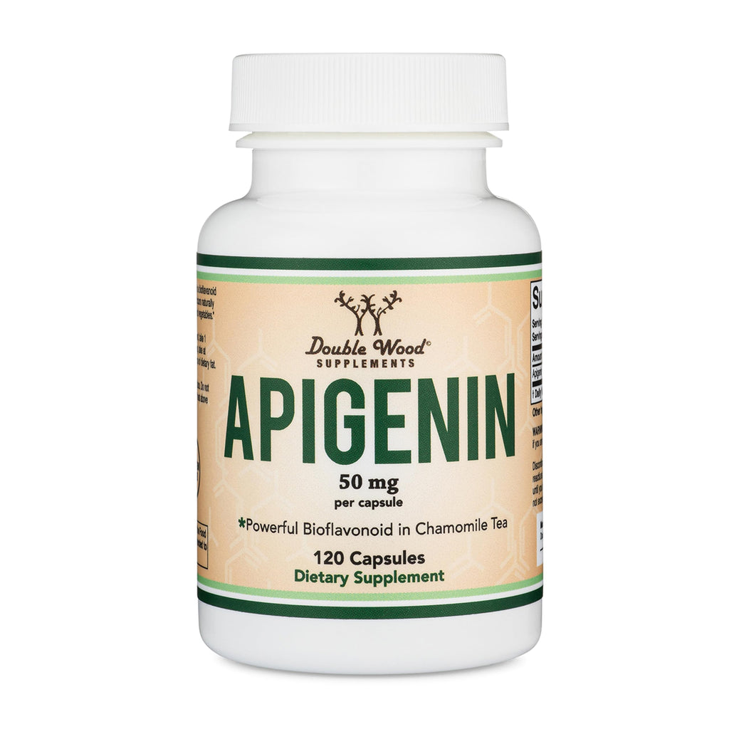 Apigenin Supplement by Double Wood - Relaxation Support

