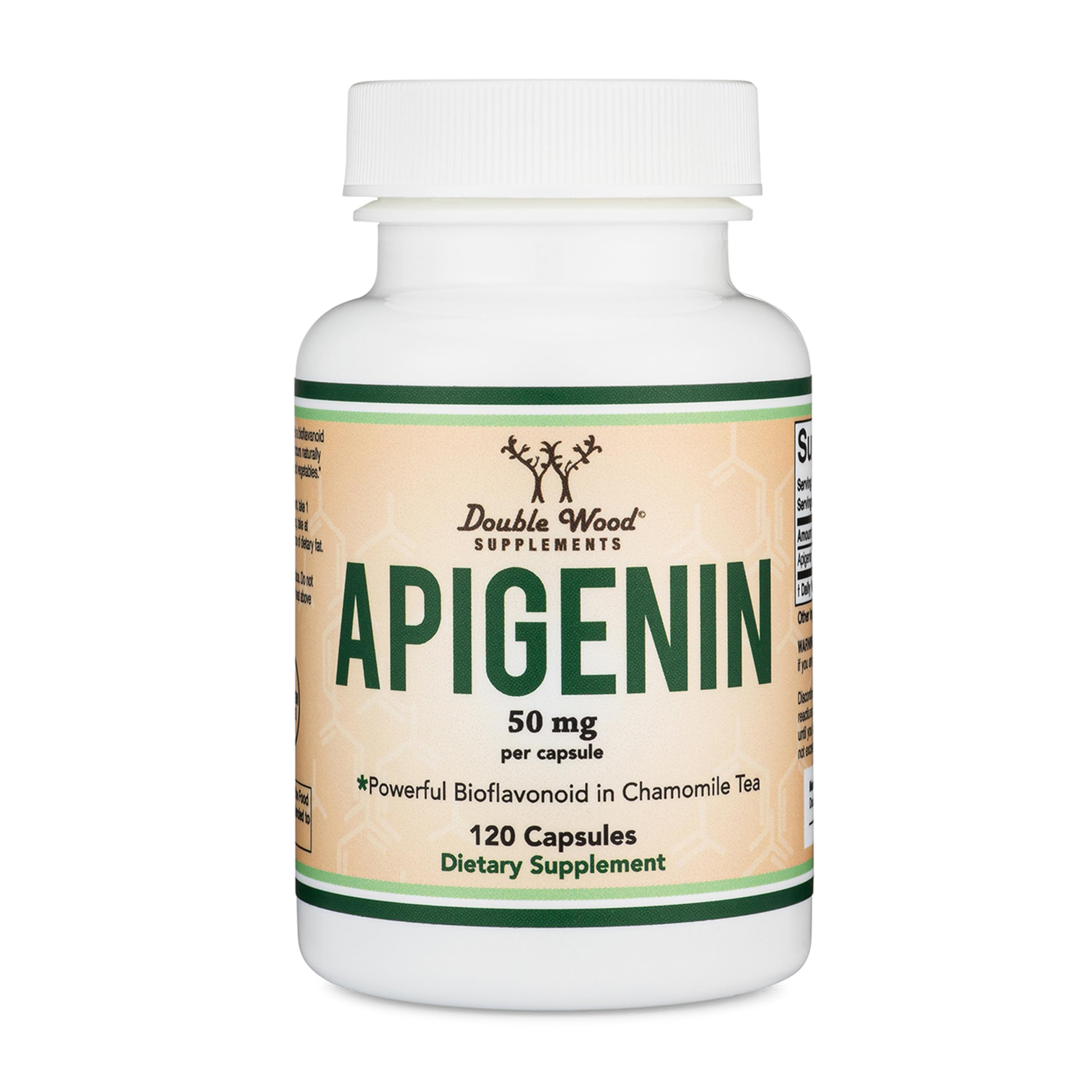 Apigenin Supplement by Double Wood - Relaxation Support

