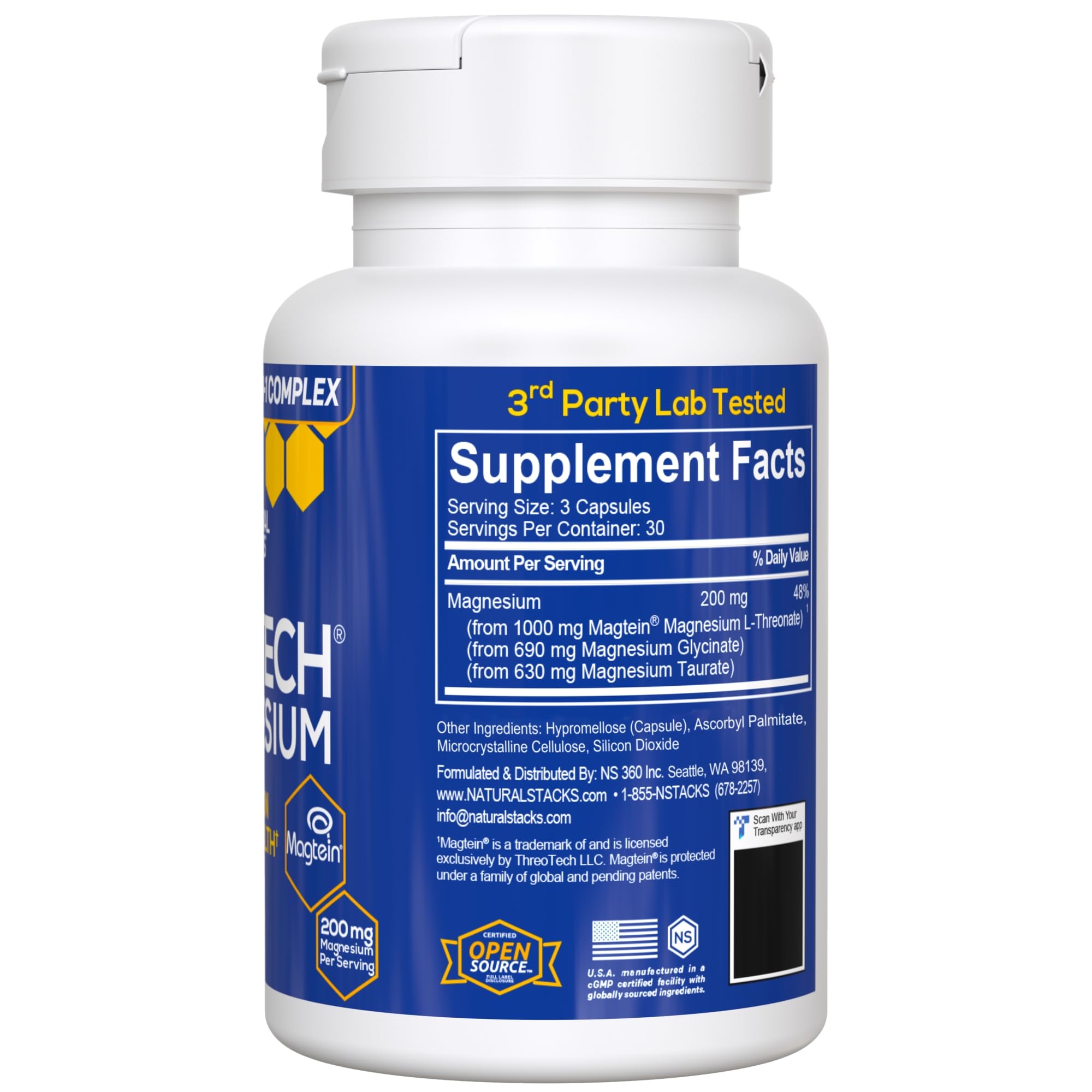 MagTech Magnesium Complex for Brain Health & Sleep

