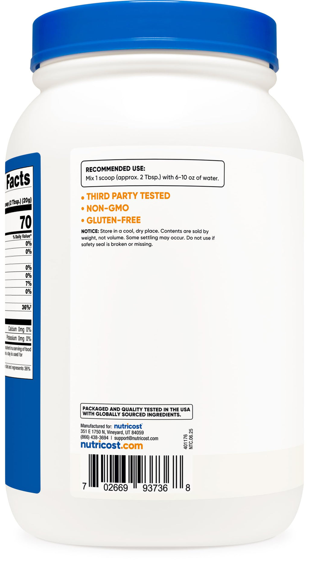 Nutricost Dextrose Powder - Non-GMO Gluten Free

