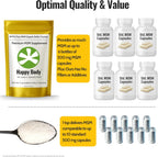 Happy Body MSM Crystals 99.9% Pure for Joints

