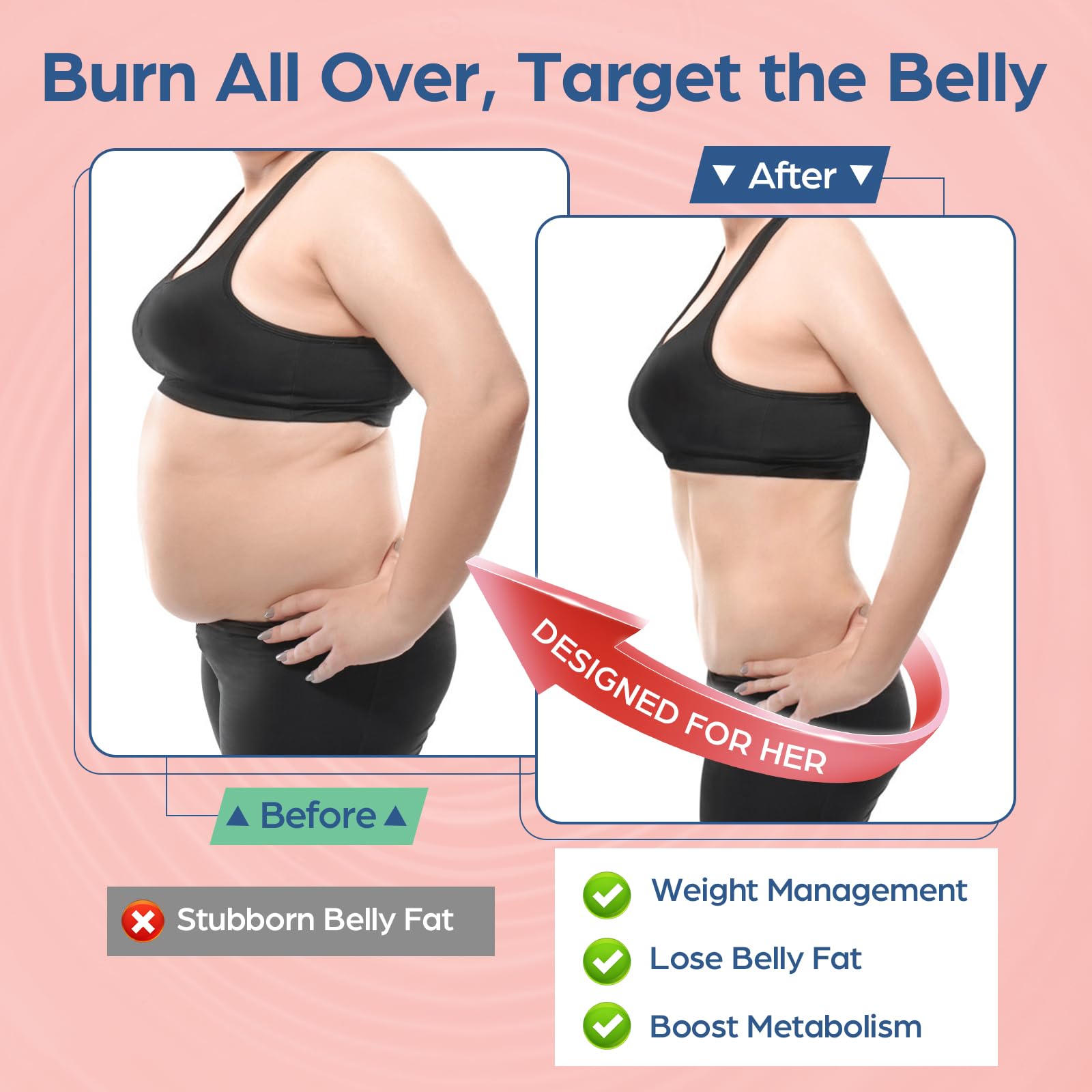 LivLyLuxe Collagen Burn Powder for Women Metabolism Support


