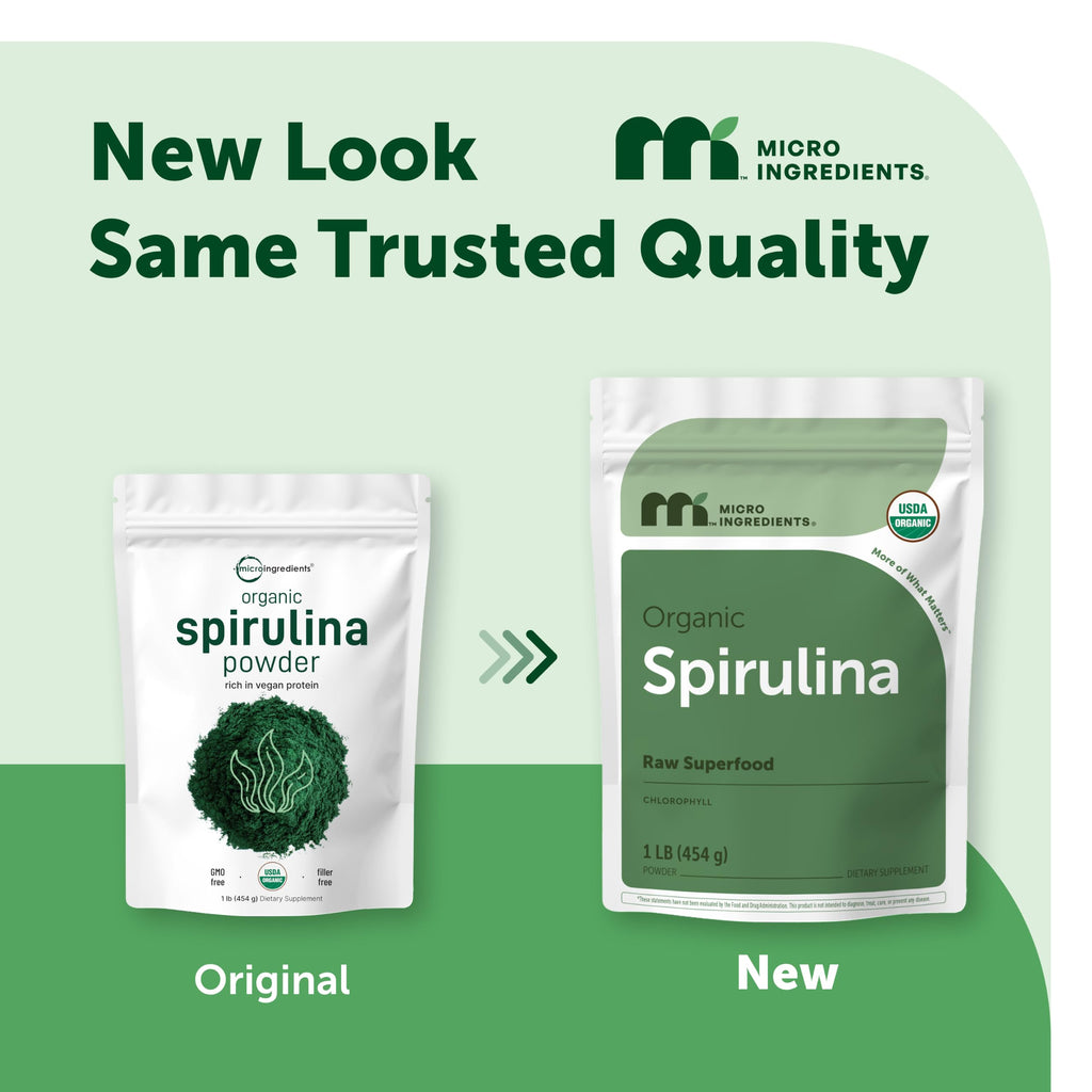 Micro Ingredients Spirulina Powder - Organic Vegan Protein

