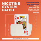 Rugby Clear Nicotine Patch Transdermal Quitting Aid

