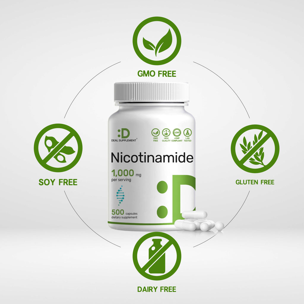 Vitamin B3 Nicotinamide Capsule - Flush-Free

