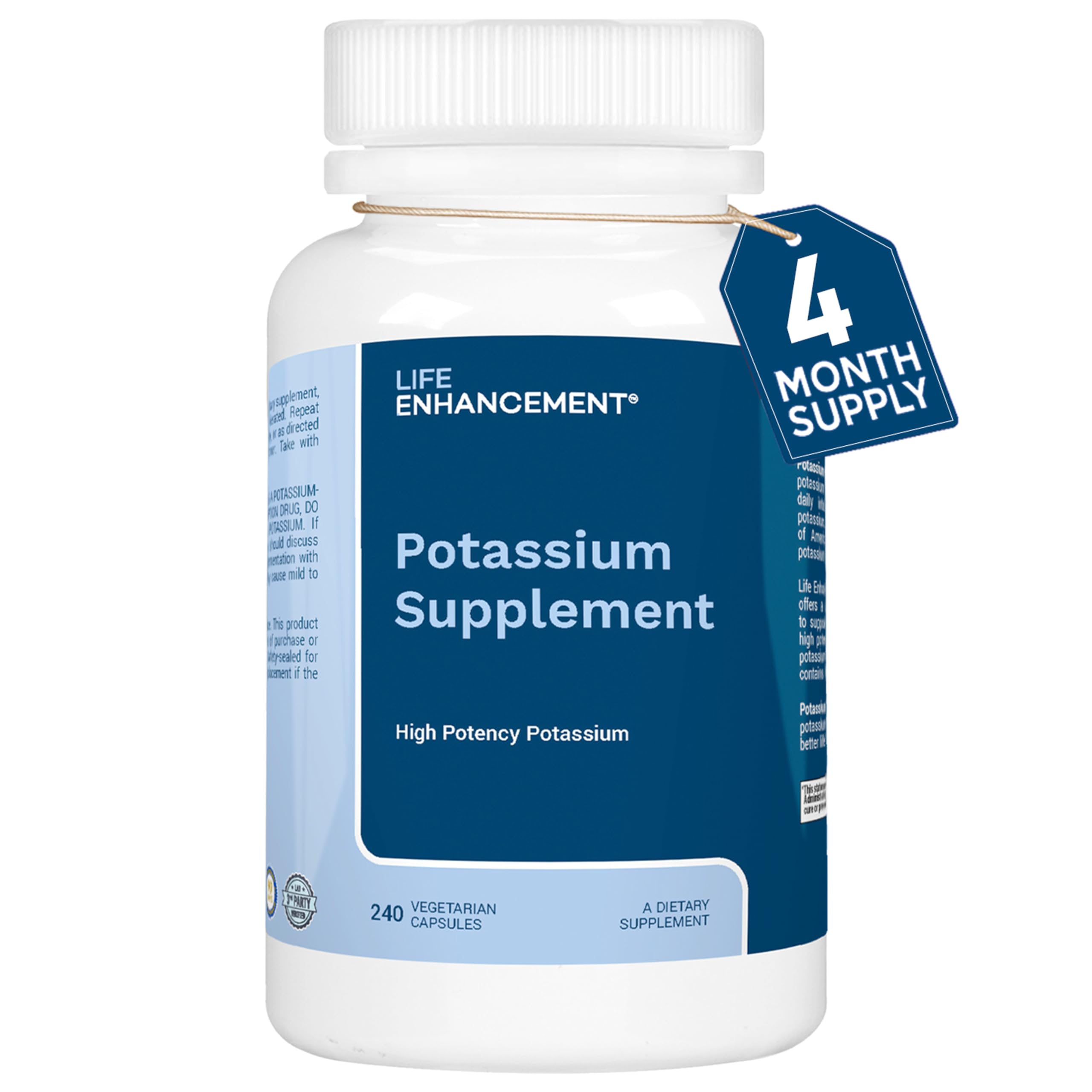 Life Enhancement Potassium Supplement 1020 mg

