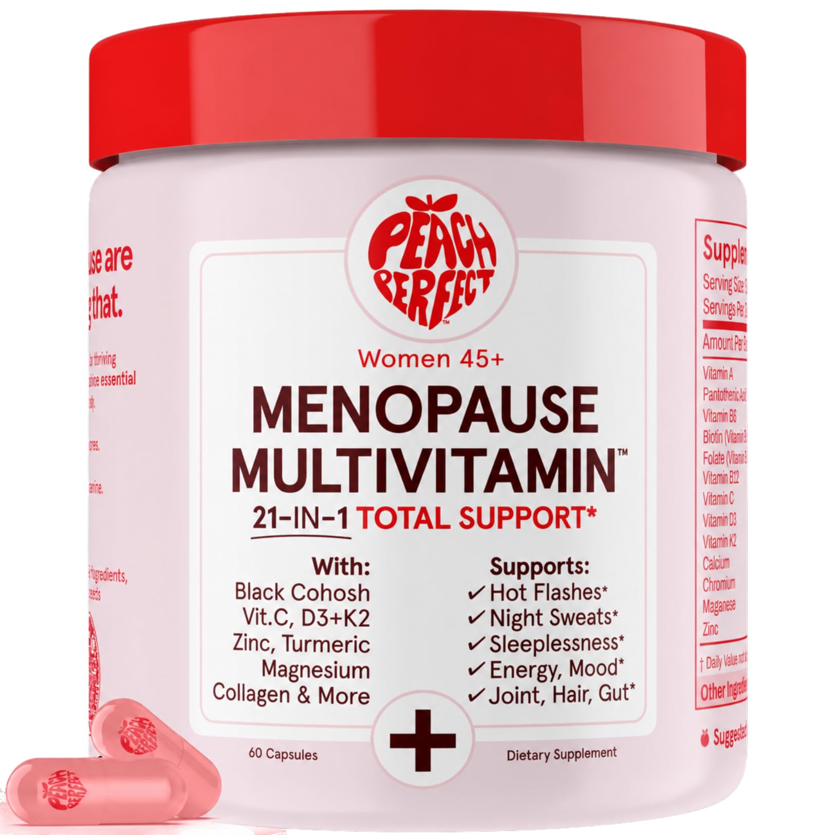 Peach Perfect Menopause Multivitamin