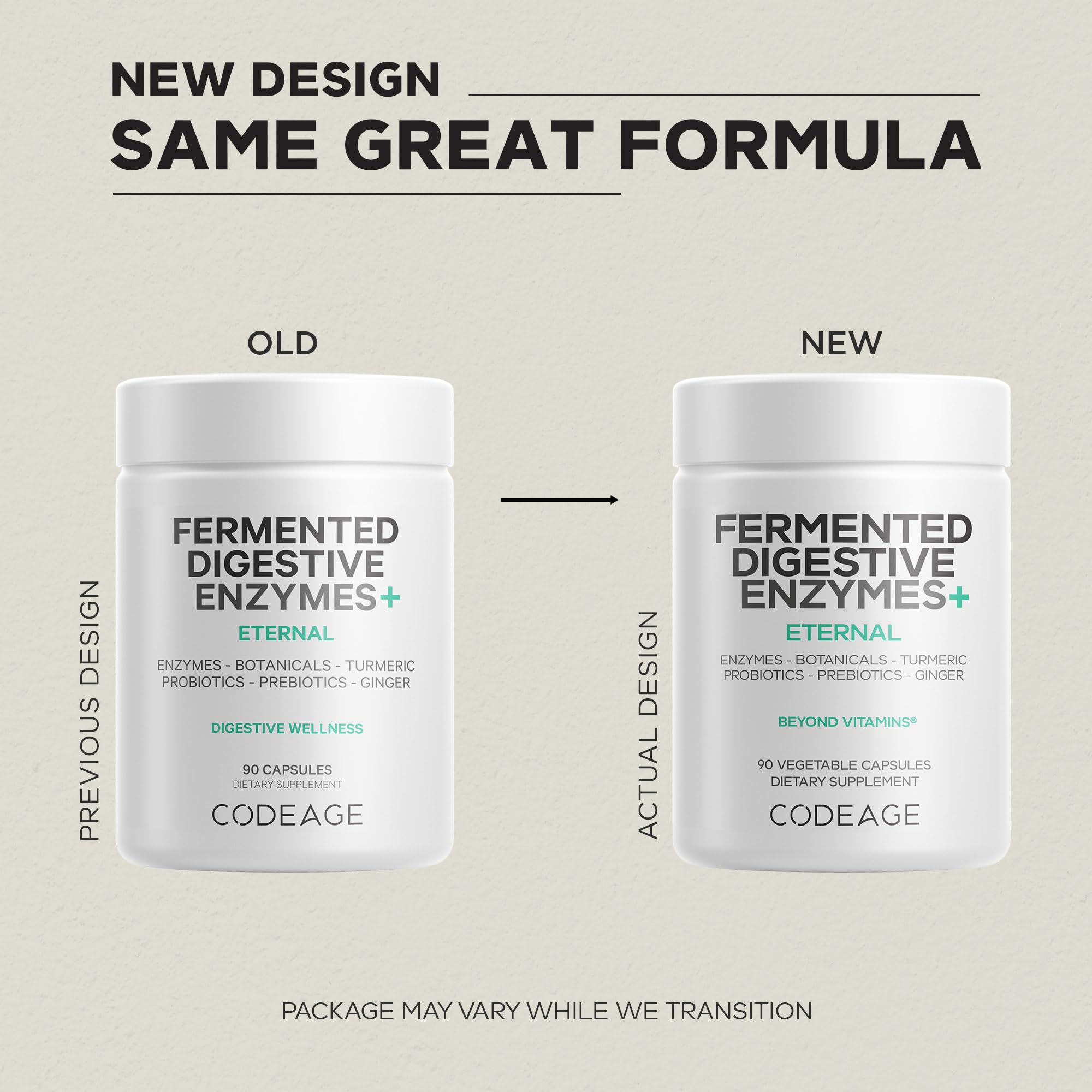 Codeage Fermented Digestive Enzymes with Probiotics

