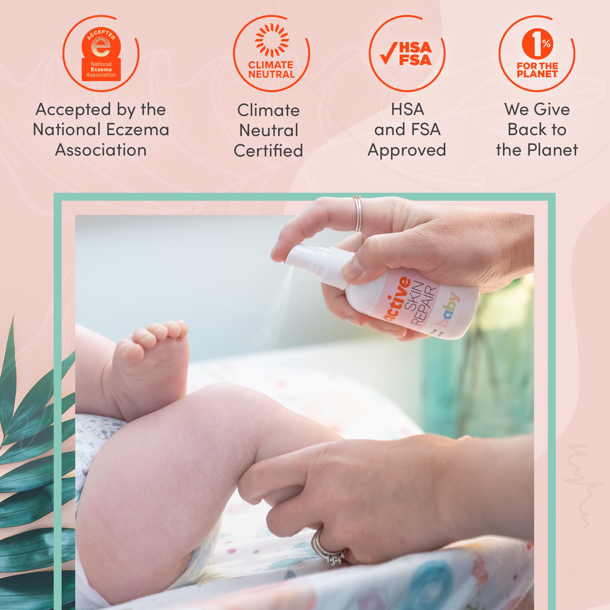 Active Skin Repair Baby Spray | Gentle Baby Skin Care

