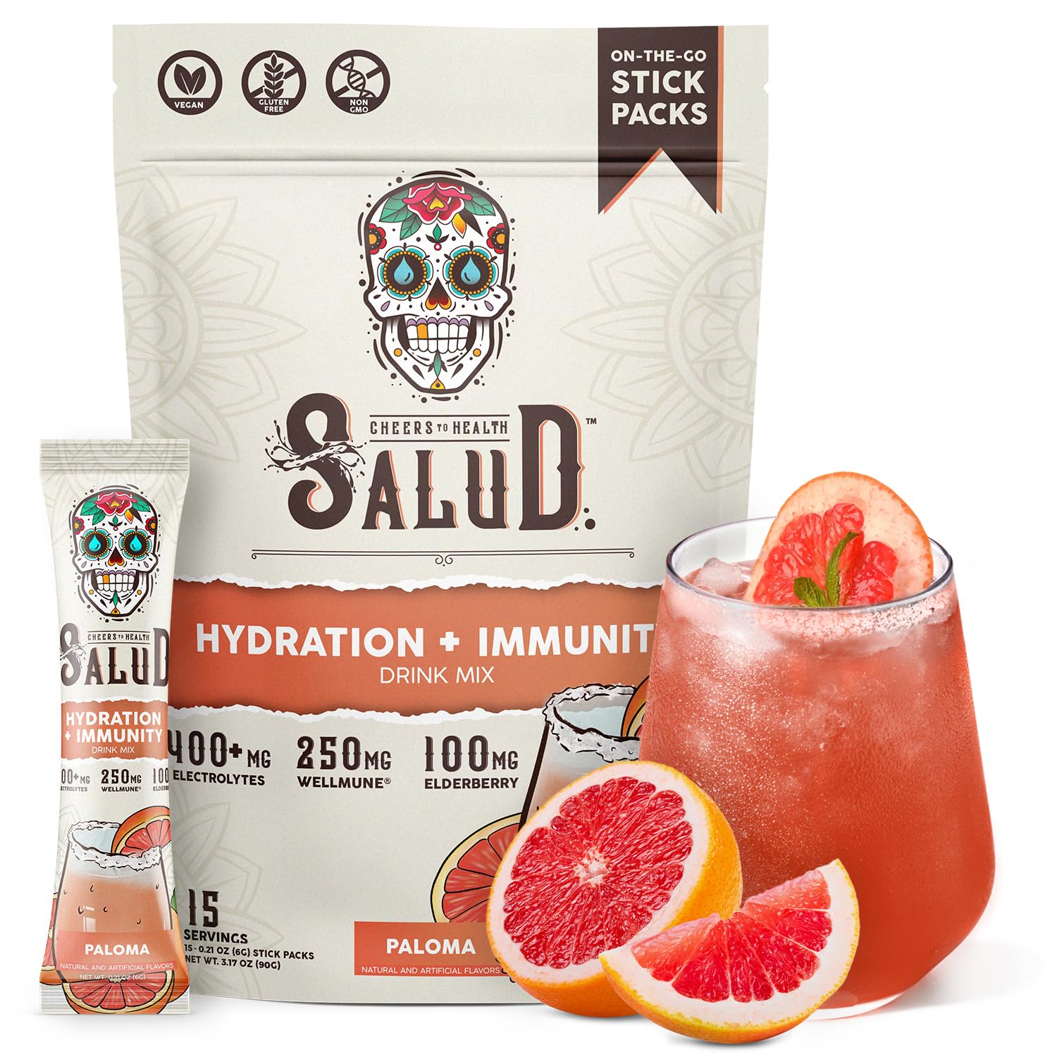 Salud 2-in-1 Hydration Sachets + Immunity Electrolytes Powder