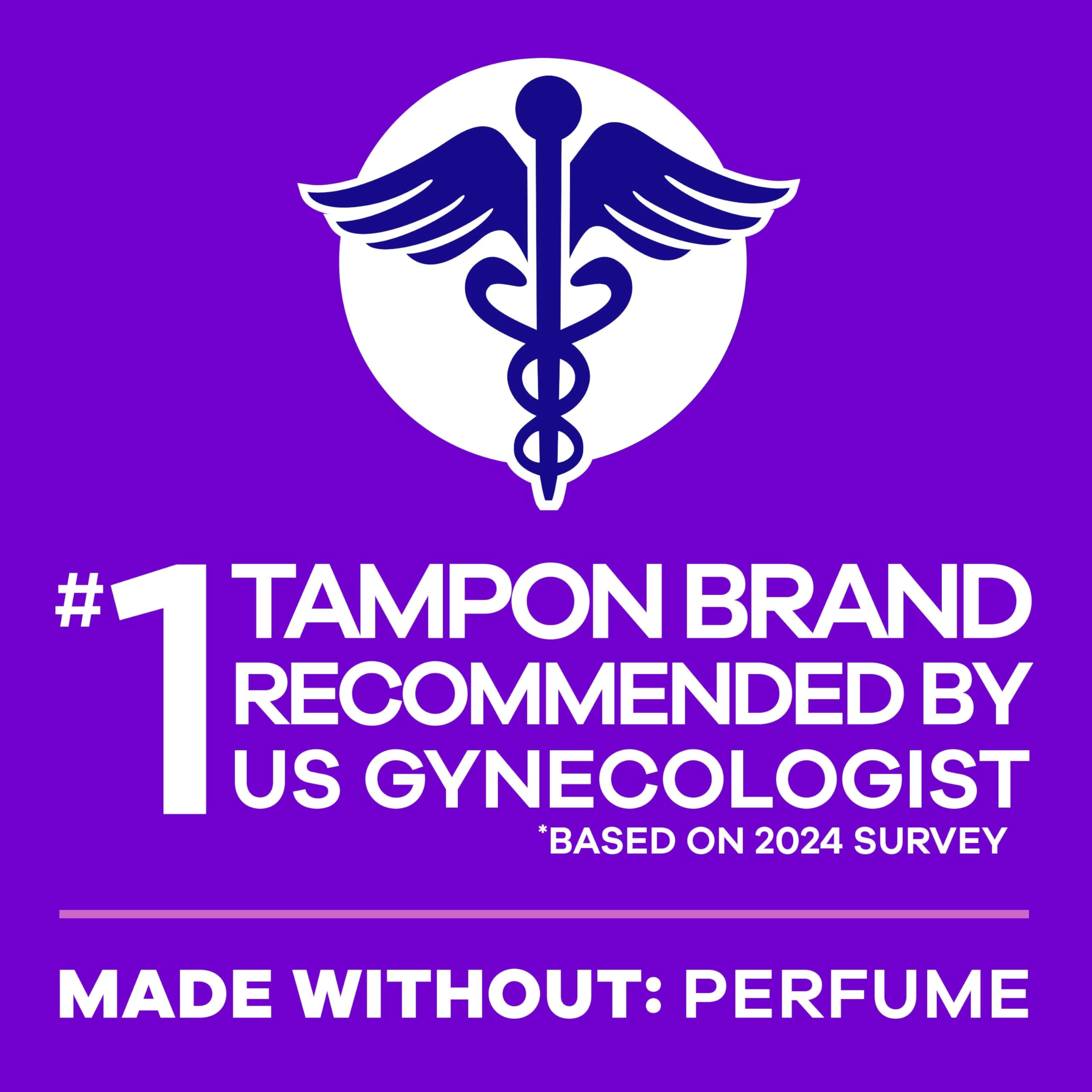 Tampax Radiant Tampons Unscented | LeakGuard Braid

