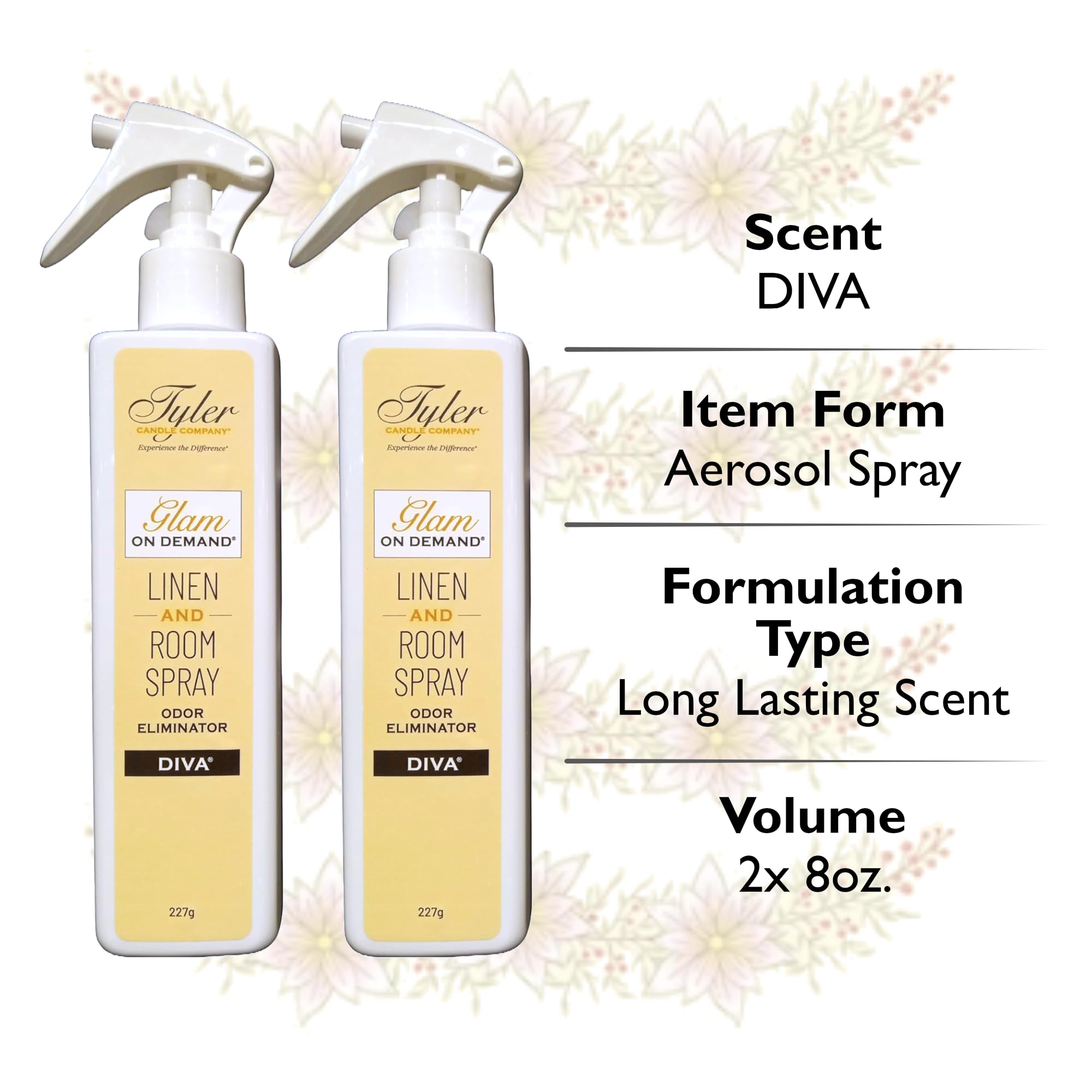 Linen & Room Spray Bundle by Tyler | Glam on Demand

