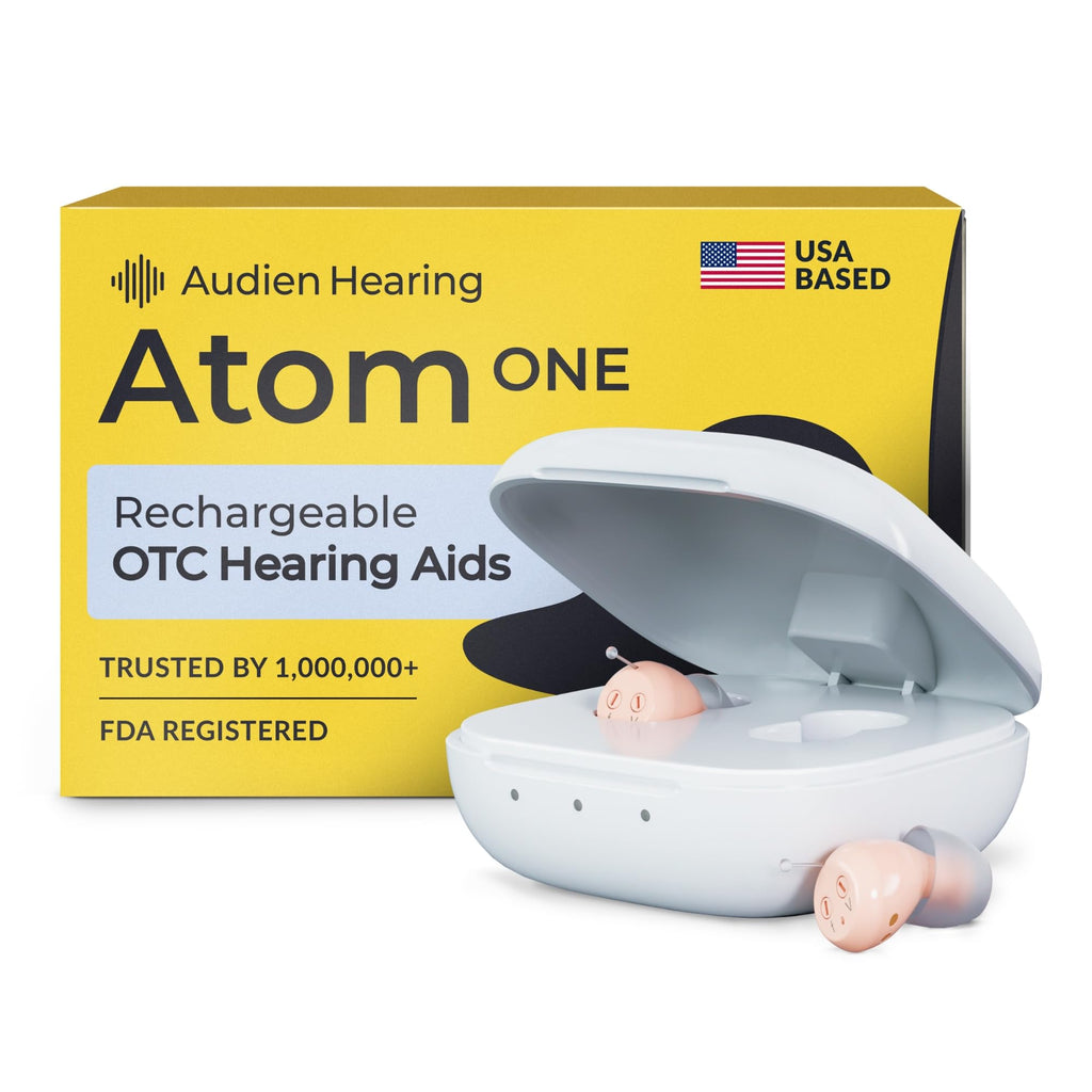 Audien Atom One OTC Hearing Aids Wireless Rechargeable

