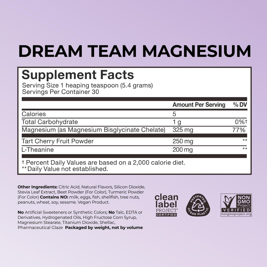 Hum Dream Team Nighttime Drink Mix for Sleep Support

