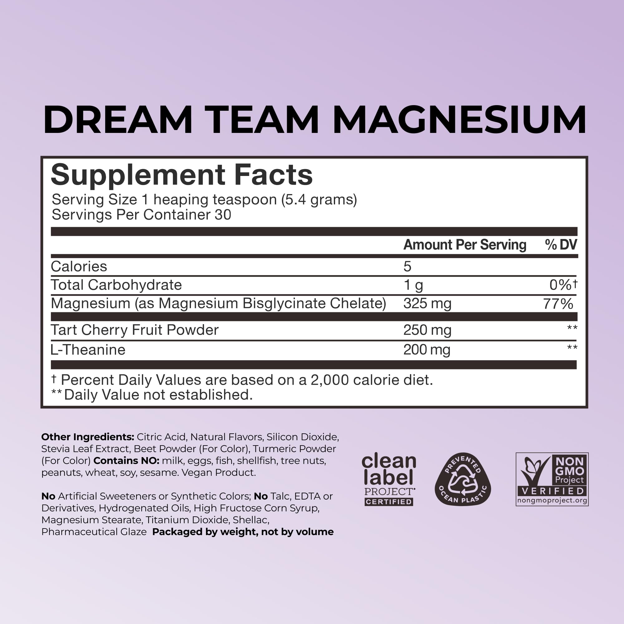 Hum Dream Team Nighttime Drink Mix for Sleep Support


