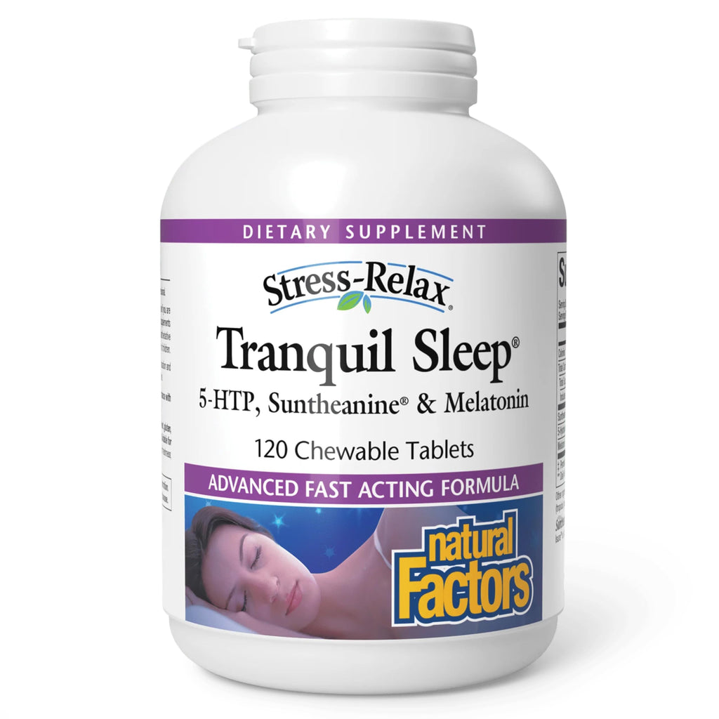 Natural Factors Stress-Relax Tranquil Sleep Chewable Tablets

