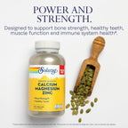 SOLARAY Calcium Magnesium Zinc Supplement | Bone Health

