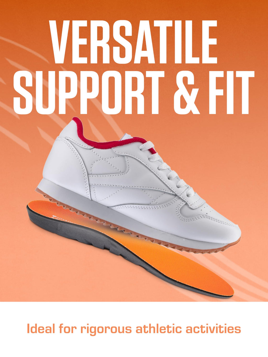 SOF SOLE ATHLETE Insoles: Gel Cushioning & Moisture Control

