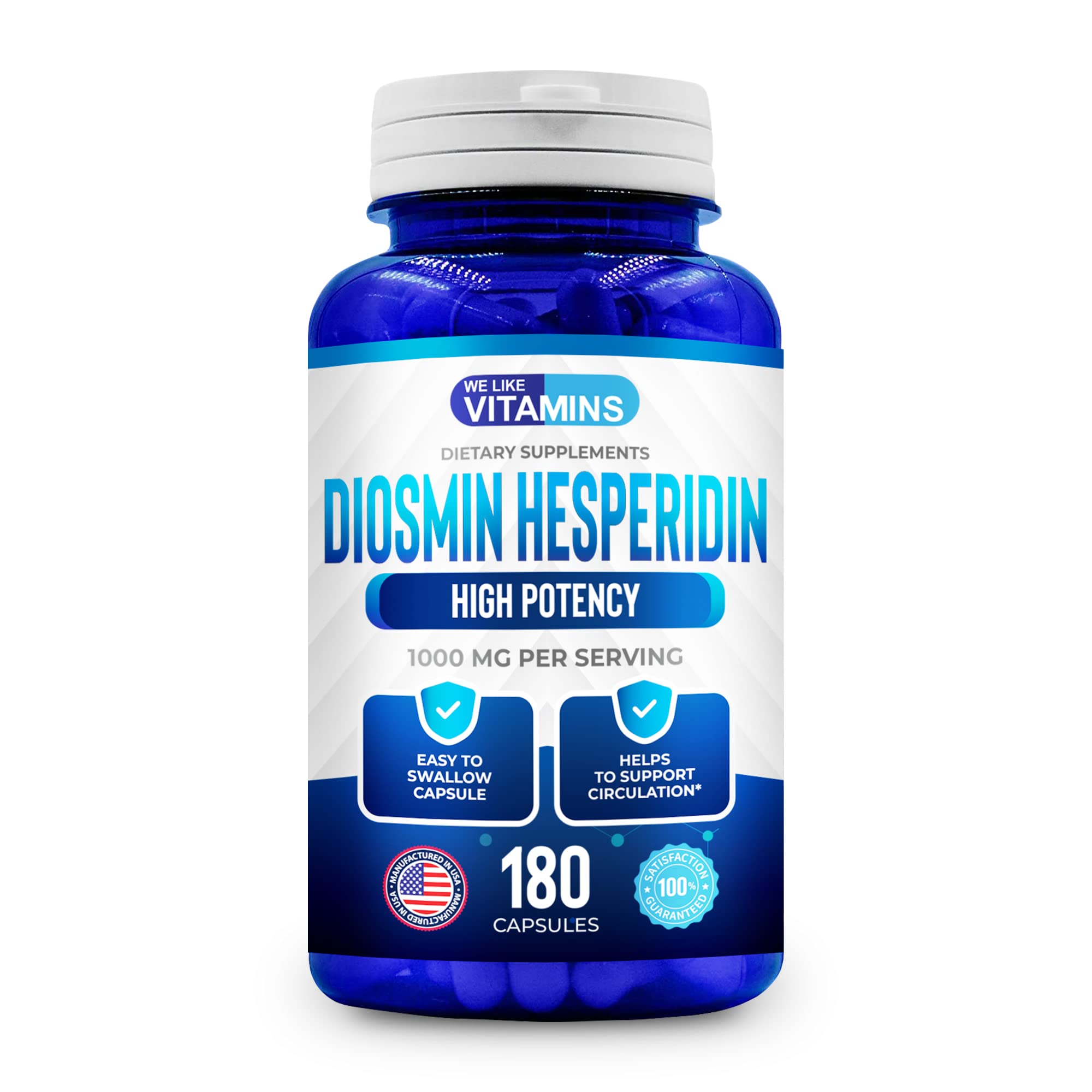 Diosmin Hesperidin Supplement - We Like Vitamins Circulation

