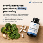 Luma Nutrition Glutathione Supplement - Reduced L-Glutathione

