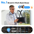 Work Back Brace for Men and Women Adjustable Back Support


