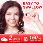 CoQ10 400mg Softgels with MCT Oil for Heart Support


