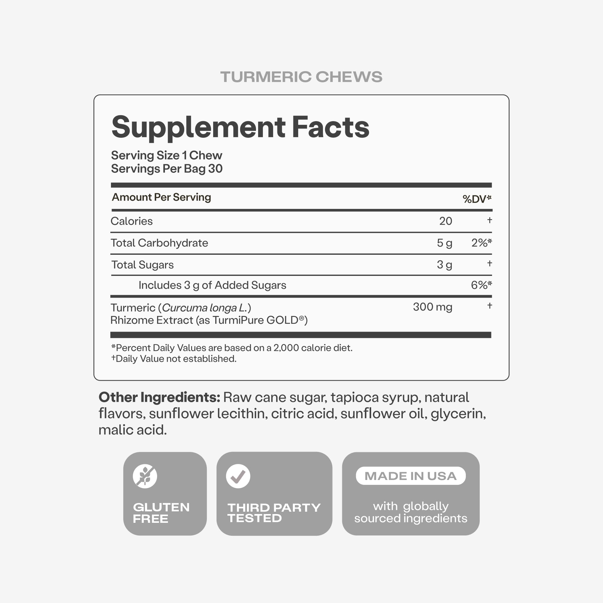 HumanN Turmeric Chews - Clinically Studied Curcumin

