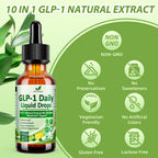 GLP-1 Support Liquid Drops - 10-in-1 Formula for Wellness


