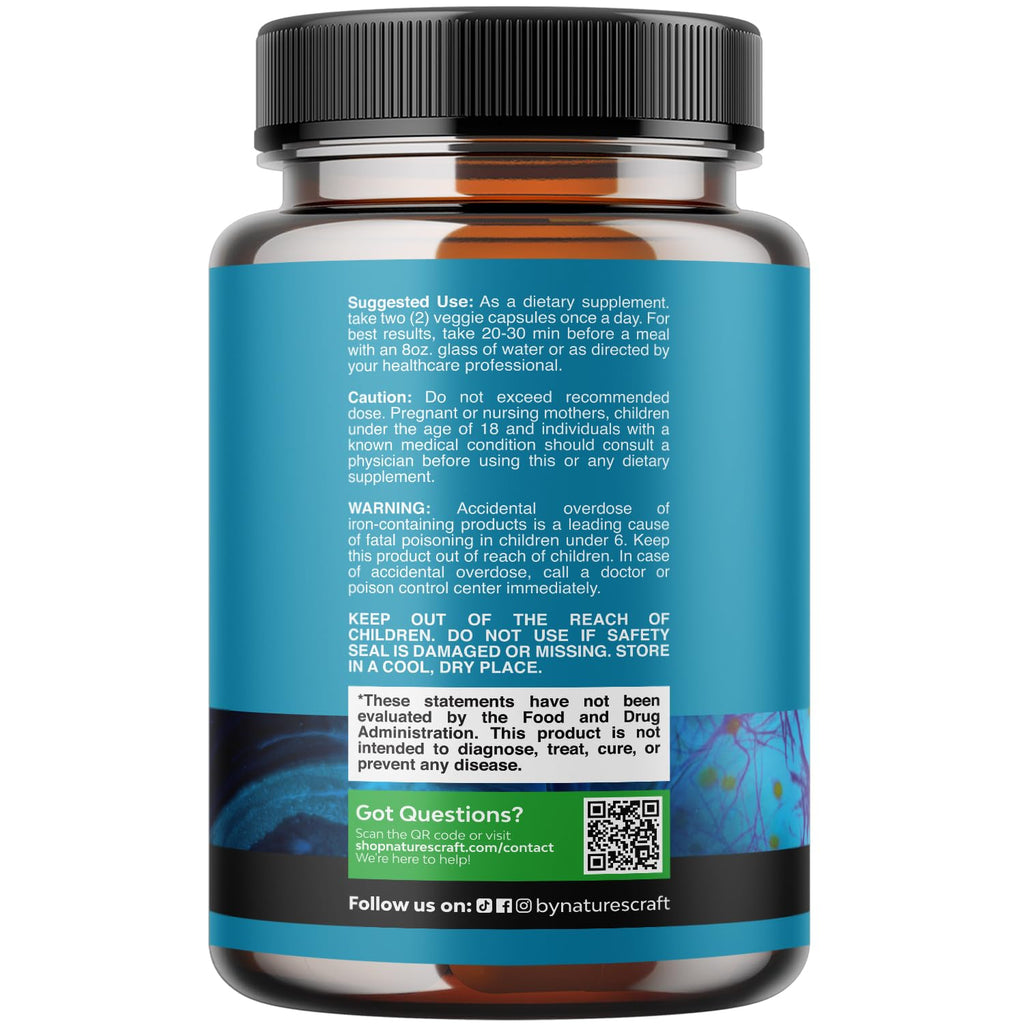 Nootropic Brain Supplement for Memory and Focus

