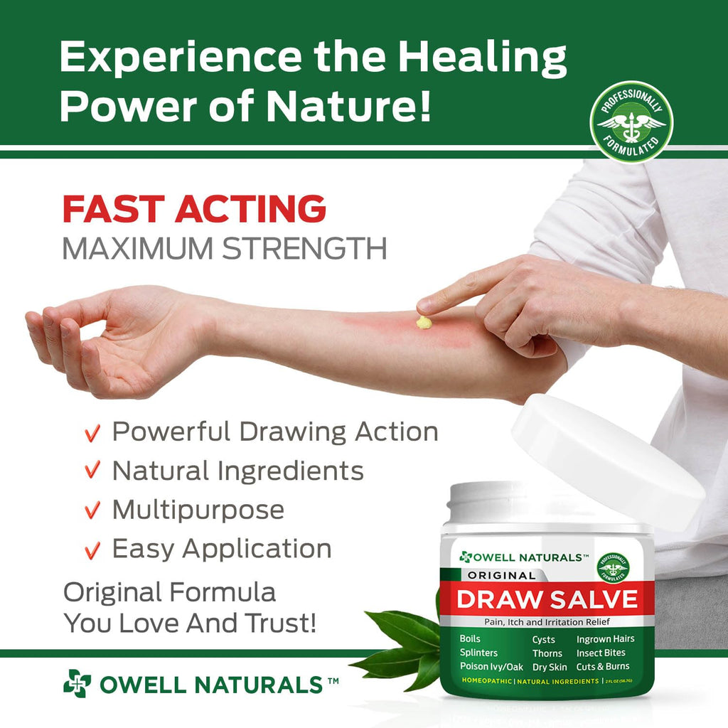 Owell Naturals Drawing Salve Multipurpose Ointment

