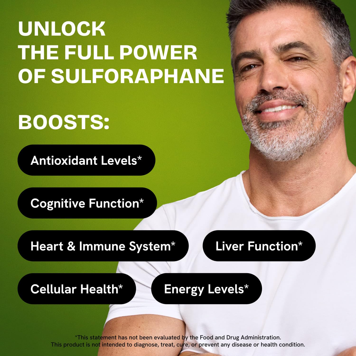 Sulforaphane Supplement from Organic Broccoli Sprouts

