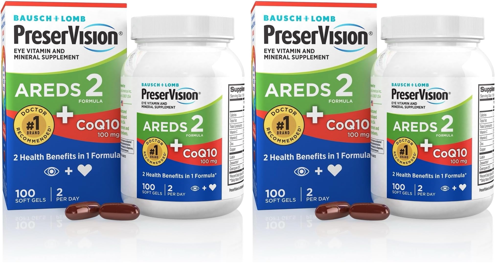 Bausch + Lomb PreserVision AREDS2 Eye Vitamins