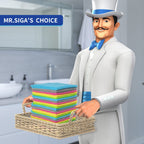 MR.SIGA Microfiber Cleaning Cloths for All-Purpose Cleaning

