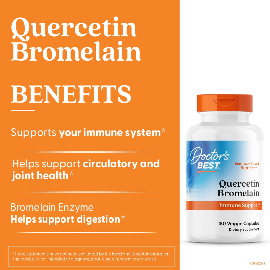 Doctor's Best Quercetin Bromelain Immunity Support

